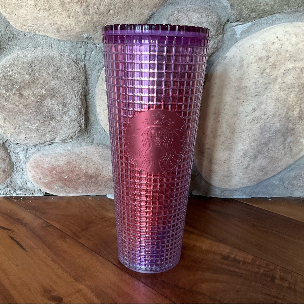 Starbucks Pink Purple 24 oz. Tumbler Summer 2021 No Straw